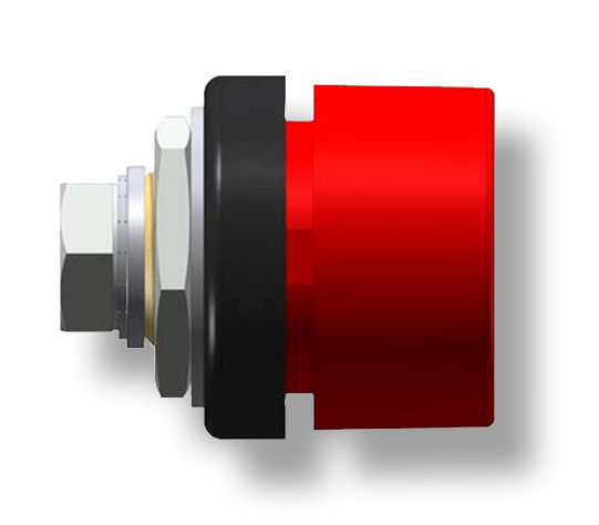 DINSE BE 50/70 Kabelbøsning RØD